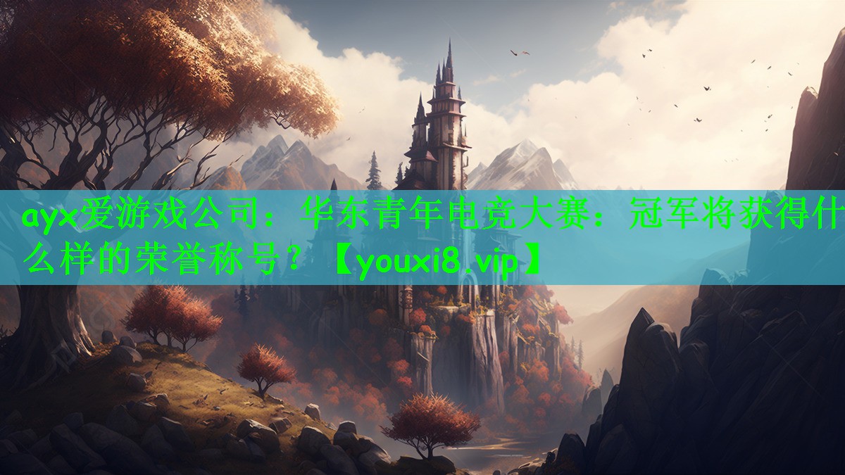 ayx爱游戏公司：华东青年电竞大赛：冠军将获得什么样的荣誉称号？